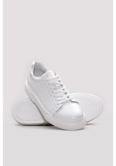 Fast Step Hakiki Deri Erkek Casual Ayakkabı 216mba888 Beyaz