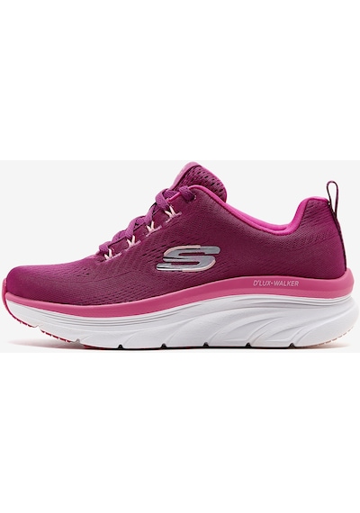 Skechers D'Lux Walker - Fresh Finesse Kadın Gül Kurusu Spor Ayakkabı 149368 Plum Bordo