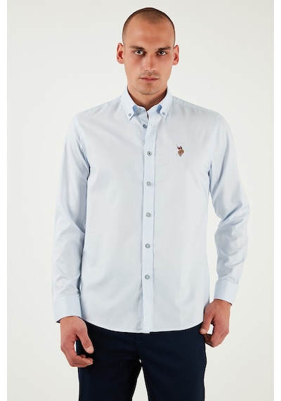 U.S. Polo Assn. U.s. Polo Assn Erkek Gömlek G081sz0042083079 Açık Mavi Açik Mavi