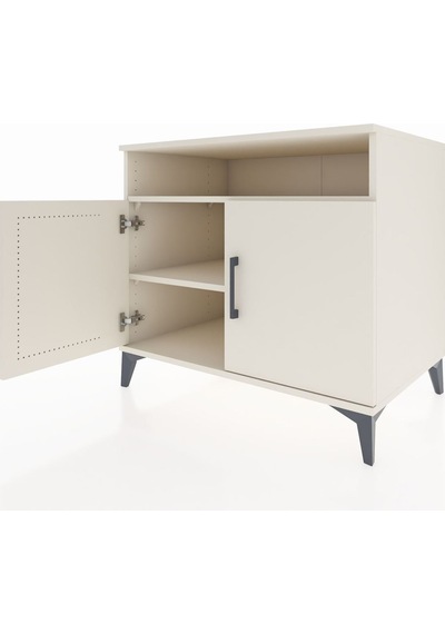 Kronos Şifonyer 3 Raflı Tek Çekmeceli 2 Kapaklı 88x59x80 Aytaşı-aytaşı Aytası
