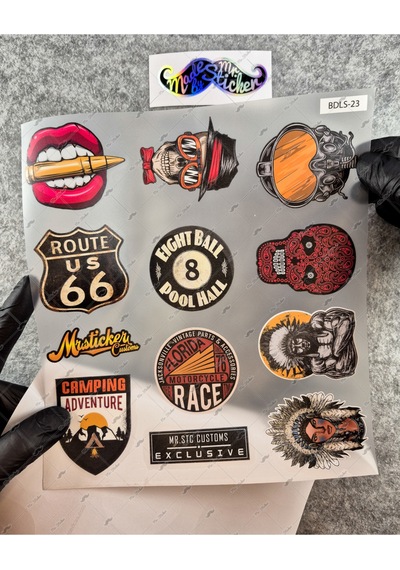 Bdls23 Küçük Boy 10lu Sticker Seti