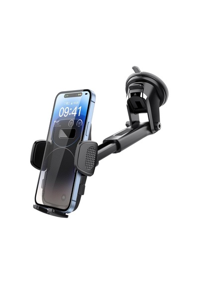 Tr T-77 Araç Telefon Tutucu, Vantuzlu Cam Tutuşu, Ayarlanabilir, Siyah Diğer