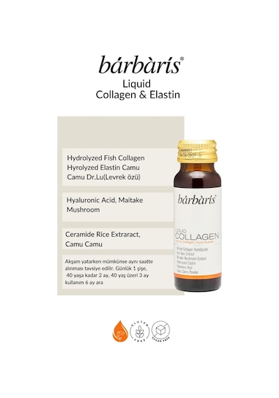 Barbaris Liquid Collagen 50 ML 10  Adet