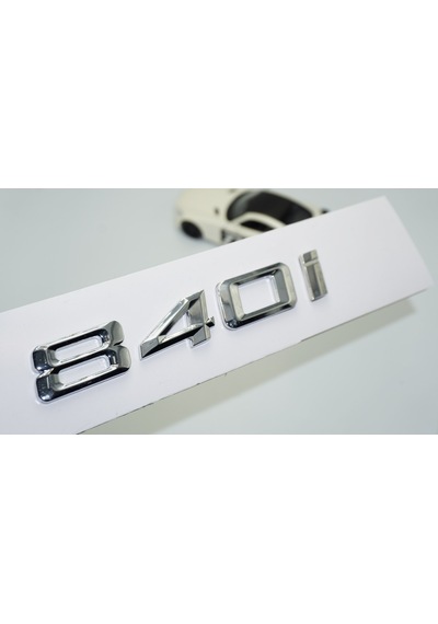 Dk Tuning 840i Bagaj Krom Metal 3m 3d Yazı Logo Bmw İle Uyumlu