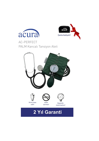 Acura Ac-perfect Palm Tipi Kancalı Manuel Tansiyon Aleti