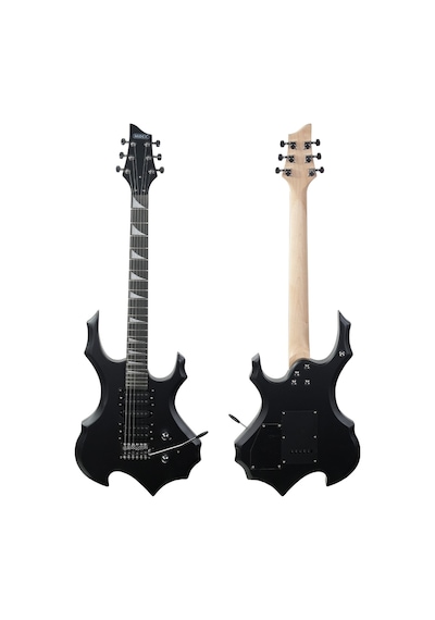 Midex Force-MBK Profesyonel Forest Kasa HSH Elektro Gitar Seti Mat Siyah