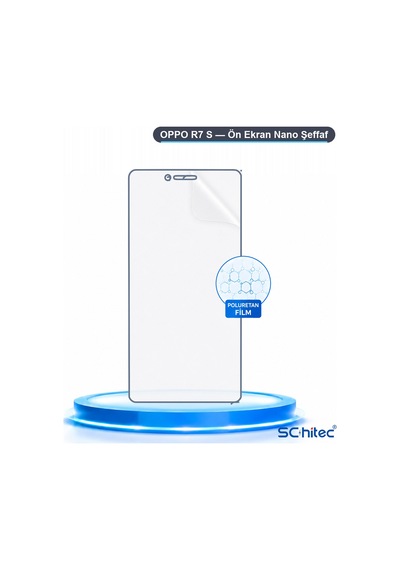 Oppo R7 S Uyumlu Ön Yüzey Nano Şeffaf Hidrojel Ekran Koruyucu