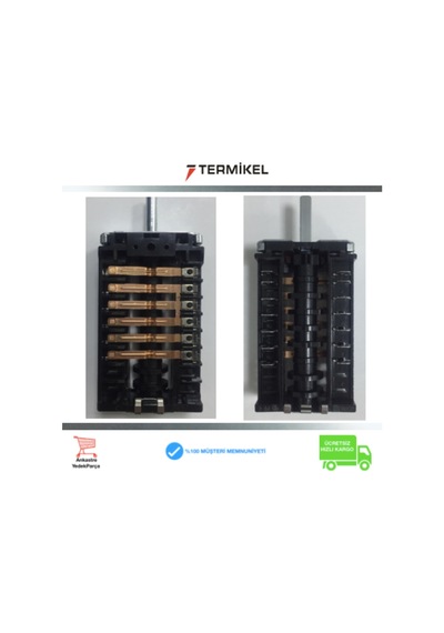Termikel Uyumlu Firin Komutatör / Şalter Konum Anahtari - 377055501