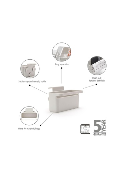 Ayrex Brabantia Lavabo İçi Düzenleyici Mindset Light Grey 302480 Diğer