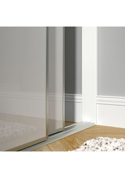Ikea Skytta Gömme Dolap İçin Durdurma Çubuğu, Beyaz, 240x11x1.8 Cm, 3 Parça