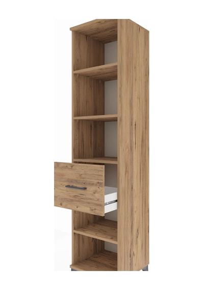 Hyperion Dolap 4 Raflı Tek Çekmeceli 44x44x195 Çam-çam Atlas Çam