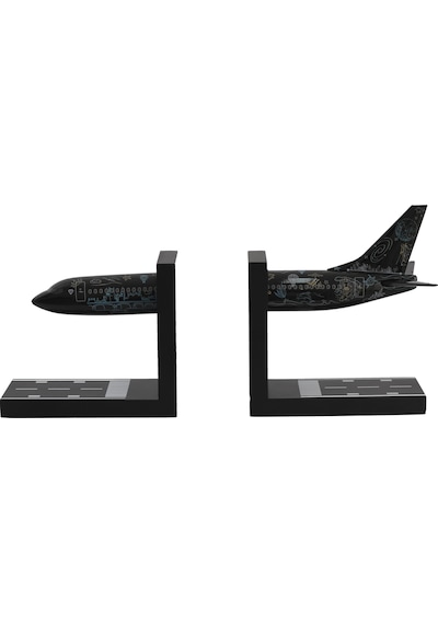 Zekupp Boeing 737-800 1/100 Ölçek Siyah Desenli Kitap Tutucu