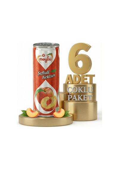 Meysu Kutu Şeftali 6x330 Ml