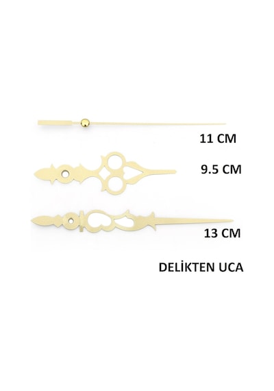 1 Adet Duvar Saati Mekanizması , Askısız, Şaft Uzunluğu 22 Mm ,