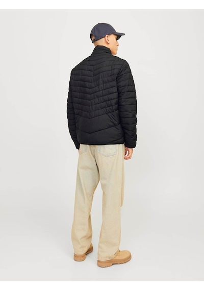 Jack & Jones 12256985 Erkek  Siyah Mont & Kaban