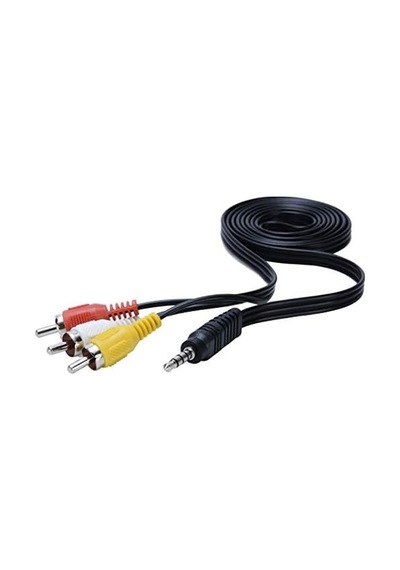 4824 3.5 Mm Stereo To 3 Rca Dişi Tos Çevirici Dönüştürücü Ses Kablosu