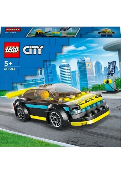 LEGO® City Elektrikli Spor Araba 60383 5+ Yaratıcı Oyuncak Yapım Seti - 95 Parça