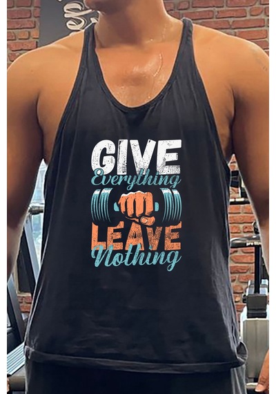 Bluu Everleave Gym Fitness Tank Top Sporcu Atleti