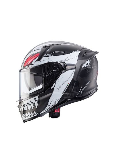 Caberg Avalon X Punk Full Face Güneş Vizörlü Motosiklet Kaskı Beyaz Siyah
