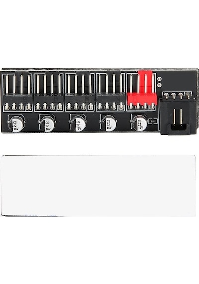 5 Port Fan Çoklayıcı Y Pwm 4989A Splitter 4 Pin Çoğaltıcı Hub Cpu