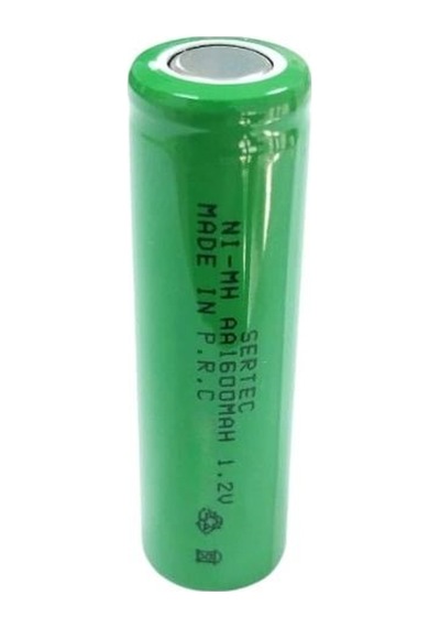 Sertec - 1.2v 1600 Mah - Aa - Ni-mh Şarjlı Pil - Başsız / Flat H