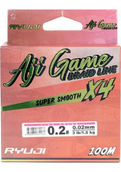 Aji Game 4x 100 Mt Pink İp Misina