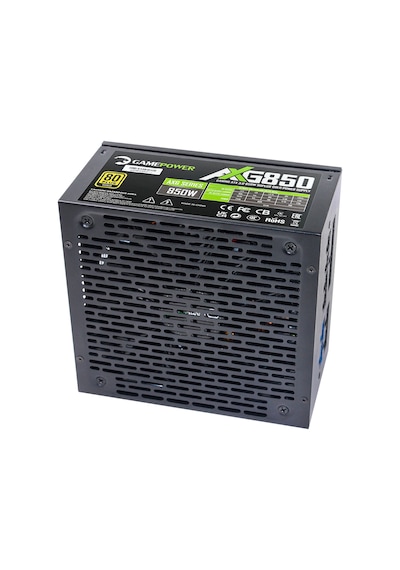 Gamepower Axg-850 14cm 80+ Gold Atx3.0 Pcı-e5.0 850w Power Supply