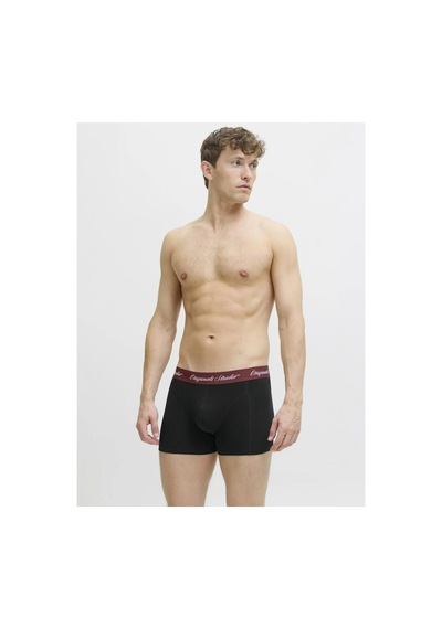 Jack & Jones Jacnorrebro 3'lü Paket Boxer 12287141 Siyah