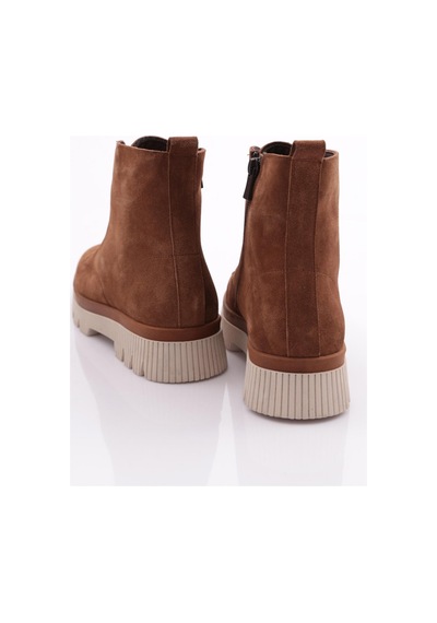 Dgn 3752 Kadin Lastik Detayli Bilek Bot 3752-2106-R1783 Taba