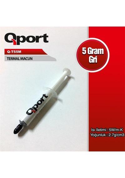 Qport Q-t55m 5 Gram 5w/m-k 2.7/cm3 Termal Macun Tek Renk