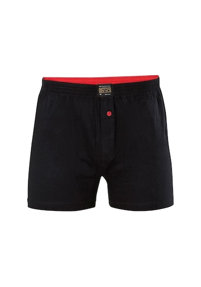 Erkek Siyah Penye Boxer 5 Adet 001
