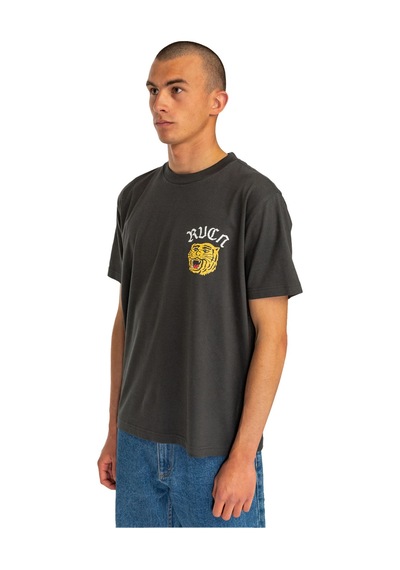 Rvca Rvca Wild Cat Erkek Siyah Tişört 3837 Çok Renkli