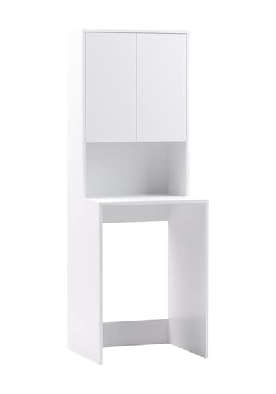 Çamaşır Makinası Dolabı Kurutma Makinası Dolabı 2 Kapaklı 190x67x67 Beyaz