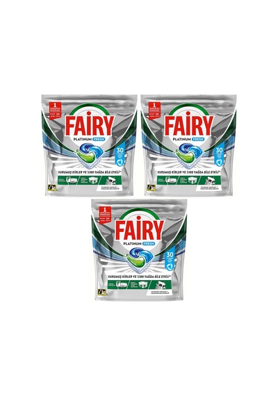 Platinum Fresh Bulaşık Makinesi Kapsülü 30 Yıkama X3