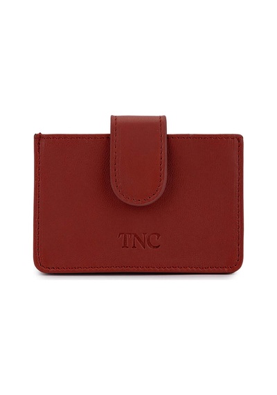 Tamer Tanca Unisex Hakiki Deri Kırmızı Kartlık 1148 871 Krtlk Sk25-26 Kıremıt Kırmız
