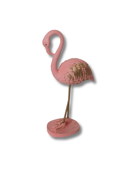 Flamingo Dekoratif Polyester Biblo Pembe .