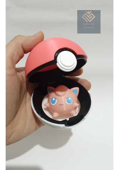 Pokemon Pembe Poke Topu Jigglypuff Hediyeli