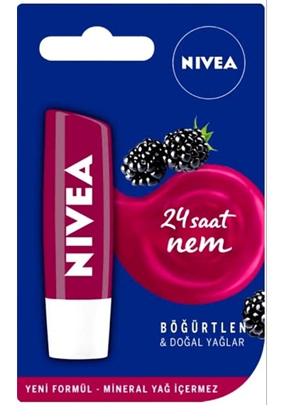 Nivea Lip Care Böğürtlen Dudak Nemlendirici 5.5 ML