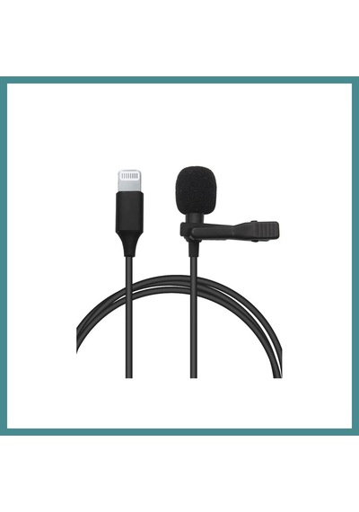 Trendexa Lightning 2 Metre Double Mikrofon - Siyah Mac