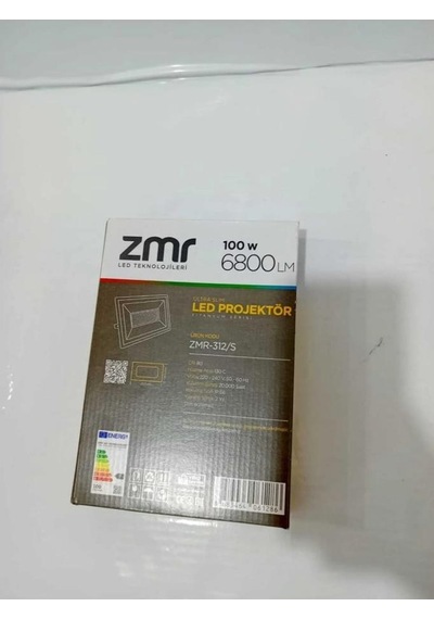 Zmr Zmr312s65 Led Projektör 100 Watt Ultra Slim Kasa 220v 6500k Beyaz Işık
