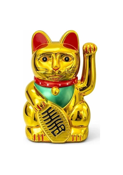 Jenerik Pilli Sallanan Şans Kedisi - Maneki Neko Alk4525