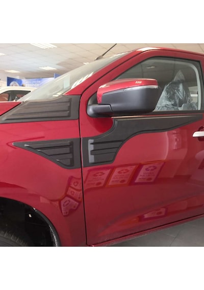 Cappafe Isuzu D-Max 2021- Yarasa Yan Kapı Kaplama 6 Prç. N11.98