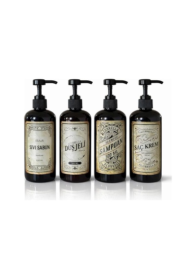 Amber Banyo Seti 6'lı Şişe, 500 Ml