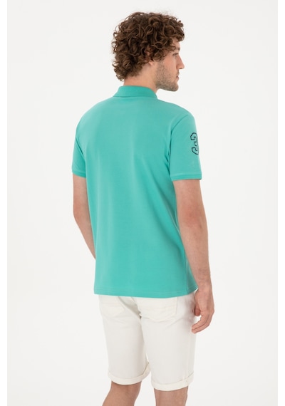 U.S. Polo Assn. Erkek Slim Fit Polo Yaka Mint Basic Tişört 50305929-VR090 U.S. Polo Assn. Erkek Slim Fit Polo Yaka Mint Basic Tişört 50305929-VR090