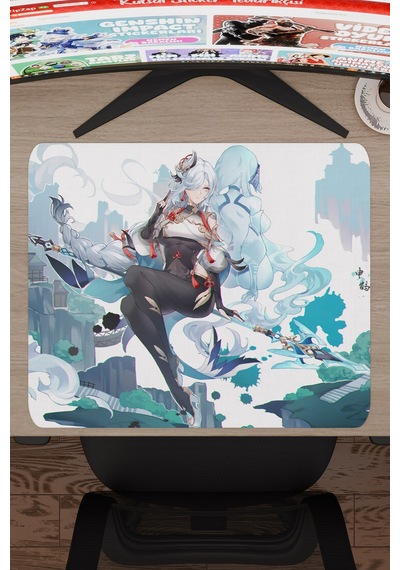 Shenhe Genshin Impact Anime Gacha V2 - 48x40 Xl Gaming Mouse Pad Fare Altlığı