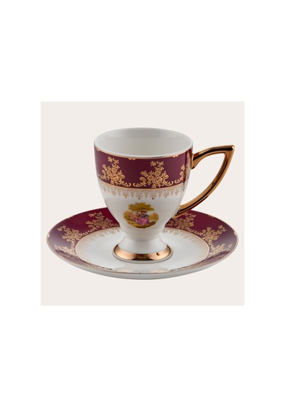 Wınterlıng Porzellan 23067-4 Lady Red 6'lı Kahve Fincanı Çok Renkli