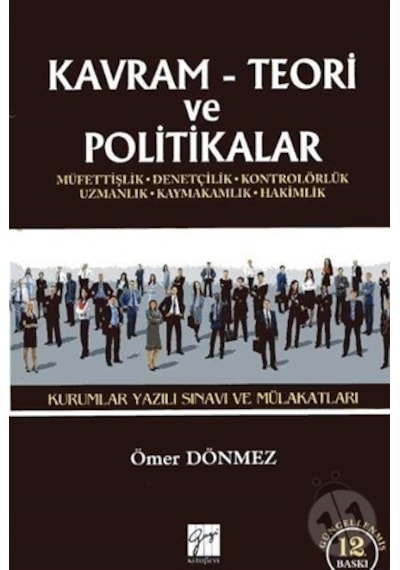 Kavram Teori ve Politikalar 2017 Kurumlar Yazılı/Ömer Dönmez N11.4088
