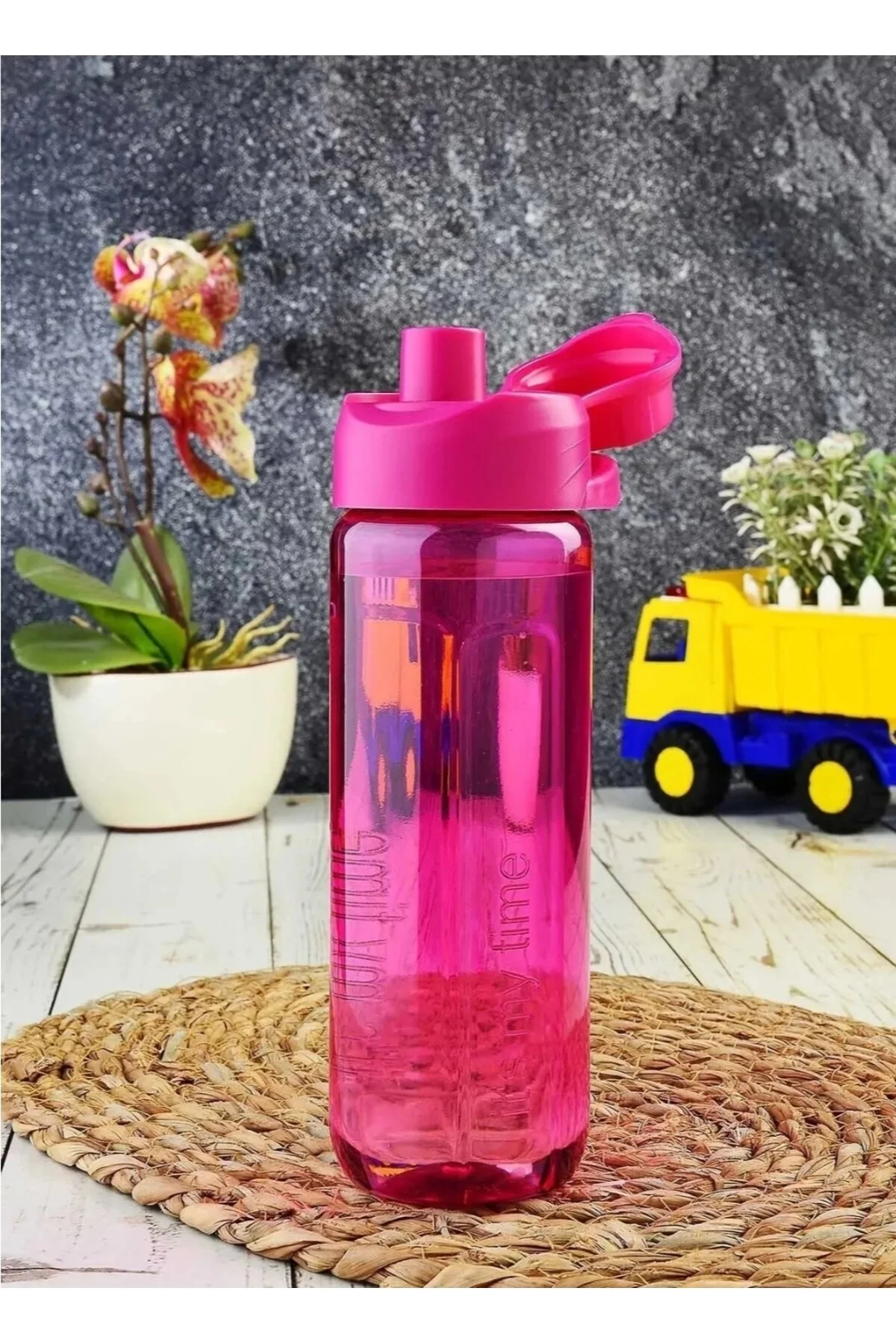 Tuffex 650 Ml Hafif Su Şişesi Spor, Ofis, Okul Kullanımına Uygun Kırmızı