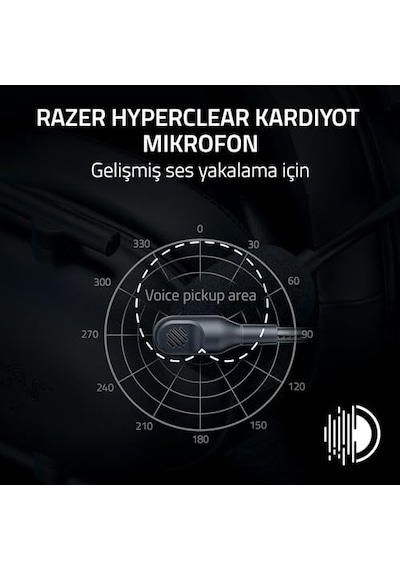 Razer Blackshark V2 X - Konsolu İçin Kablolu E-spor Kulaklık 240g, Kardioid Mikrofon, 50mm Sürücüler, Pasif Gürültü Engelleme, 3,5mm Konektör Siyah Sku: Smgstkd0961f7cbe