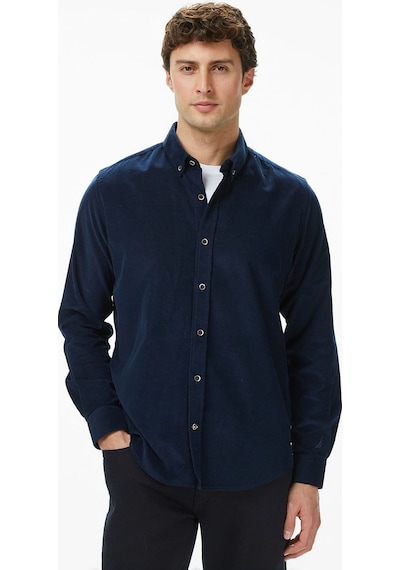 Nautica Erkek Lacivert Classic Fit Gömlekdüzw57424t